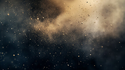 Obraz premium Image displaying a mesmerizing nebula, with swirling gases and bright stars creating a celestial masterpiece,