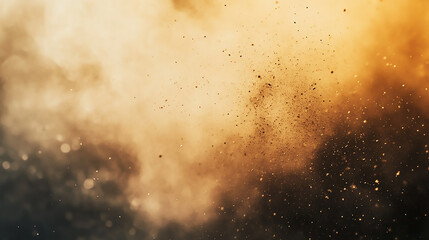 Obraz premium A swarm of insects is flying through the air, creating a chaotic 