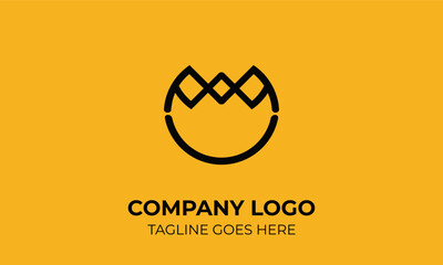 Cat logo design with a fire best for restaurant