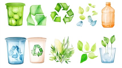 Recycle symbols element set