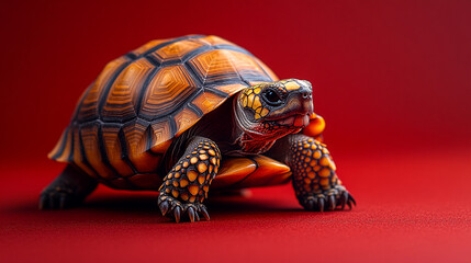 Obraz premium red turtle