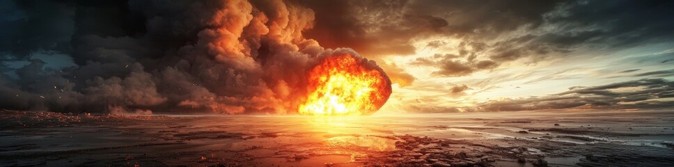 Obraz premium An stock-generated explosion on a transparent background.