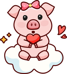 Pig with Heart