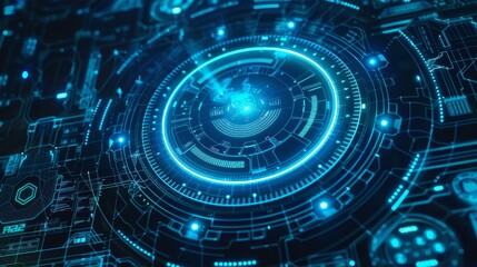 The Digital Hud is a blue futuristic computer interface that can be manipulated using modes. Loopable from frame 164 to frame 287. The portfolio has more colors.