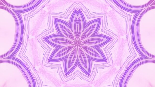bl&uuml;tenf&ouml;rmige pastellfarbende symmetrische Form, Mandala, Blume, Muster, pink, rosa