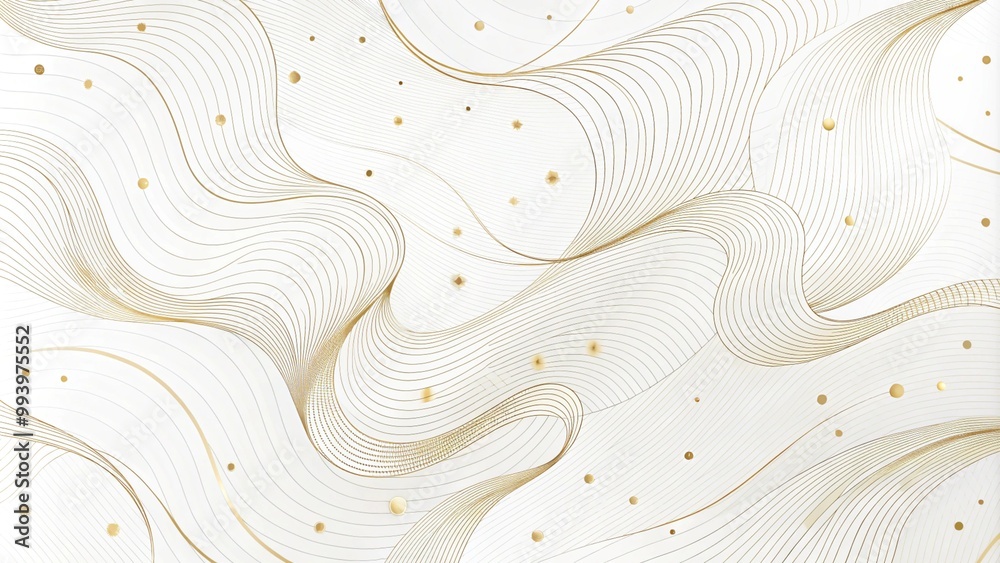 Poster minimalistic tillable patterns with fine lines and simple elements. fine lines and simple elements m