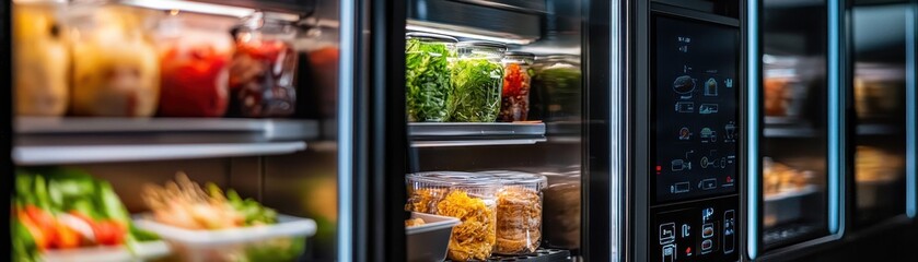 Futuristic Vending Machine for Food Delivery