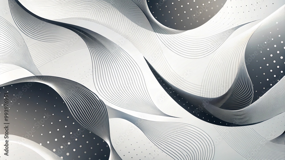 Poster minimalistic tillable patterns with fine lines and simple elements. fine lines and simple elements m