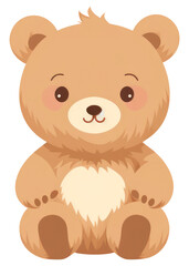 Fototapeta premium PNG Teddy bear mammal toy representation.