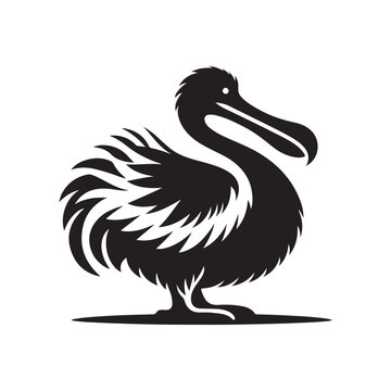 recommend clip art: Unique Dodo Silhouette Vectors for Creative Graphic Design Projects