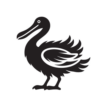 recommend clip art: Unique Dodo Silhouette Vectors for Creative Graphic Design Projects