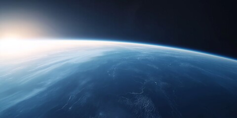 Planet Earth in outer space. Civilization