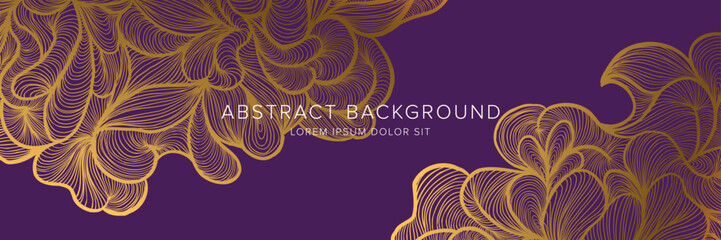 Modern abstract background for presentation design, dynamic shapes composition. Vector illustration