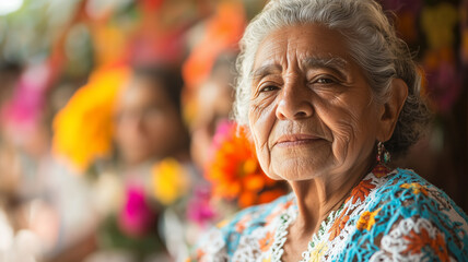 Invite community members to share stories about their ancestors, recounting fond memories and the impact of those who have passed. Include a section for traditional . Ai generated