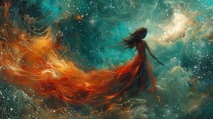 Ethereal Dance of Colors