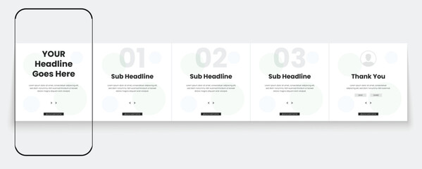 Set of LinkedIn carousel post, social media Instagram carousel post, modern and editable business carousel template design © Tarek Digital