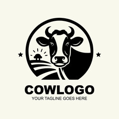 cow logo design