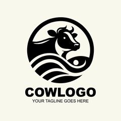 cow logo design