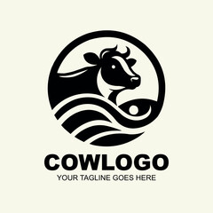 cow logo design