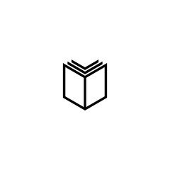 Book sign icon isolated on transparent background