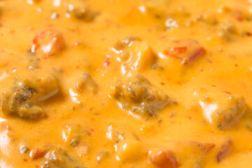 Homemade Mexican Spicy Cheese Queso Dip