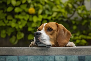 Beagle, Dog Portrait Photography, Beagle Close-up, Beagle Pet Photo, High Quality Dog Image
