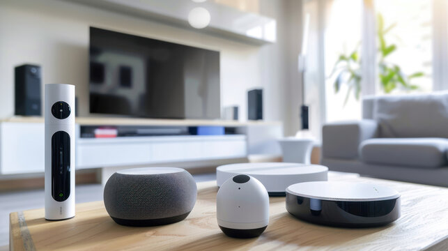 A comparison of smart home hardware solutions, highlighting compatibility with IoT devices and AI-powered assistants.