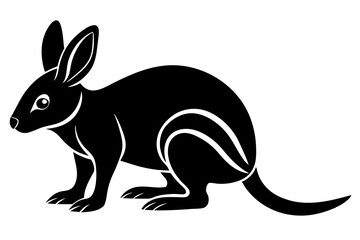 Bilby vector icon on white background