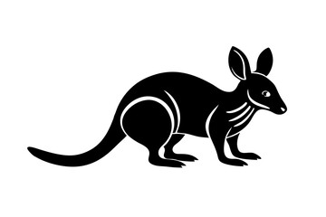 Bilby vector icon on white background