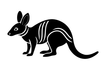 Bilby vector icon on white background