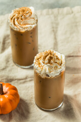 Cold Refreshing Iced Pumpkin Spice Latte