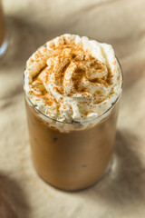 Cold Refreshing Iced Pumpkin Spice Latte