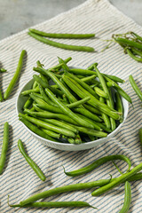 Raw Organic French Green Beans