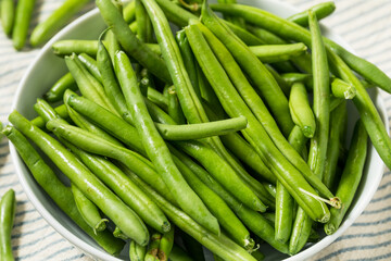 Raw Organic French Green Beans
