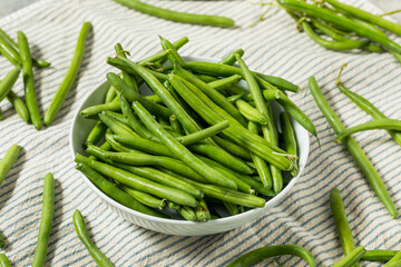 Raw Organic French Green Beans