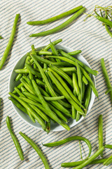 Raw Organic French Green Beans