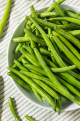 Raw Organic French Green Beans