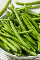 Raw Organic French Green Beans