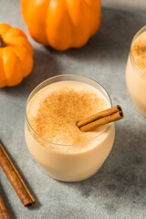 Cold Refreshing Pumpkin Spice Eggnog