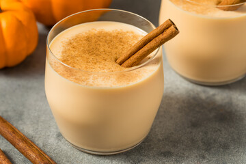 Cold Refreshing Pumpkin Spice Eggnog