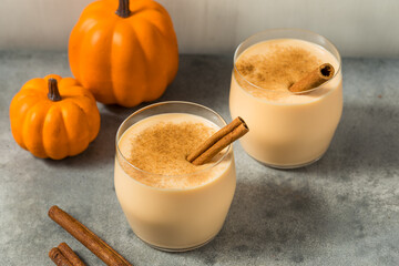 Cold Refreshing Pumpkin Spice Eggnog