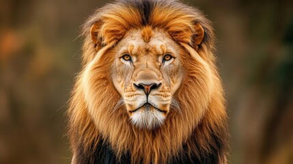 Obraz premium majestic lionjesus hybrid divine radiance regal mane compassionate eyes heavenly glow symbolic fusion of strength and spirituality