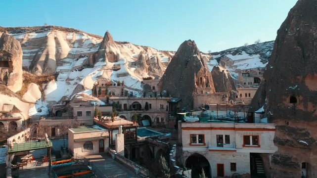 Aerial view of Cappadocia in Turkey
