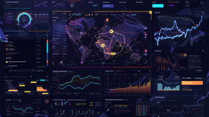 A digital dashboard showing the rise of blockchain-based wealth, with real-time updates on crypto investments, digital art sales, and DeFi platforms.