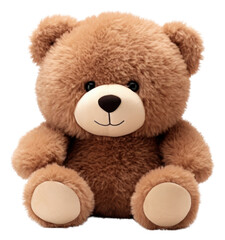 Fototapeta premium PNG Cute little bear plush brown toy.