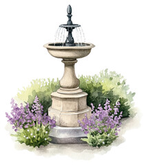 PNG Fountains fountain water illustration.