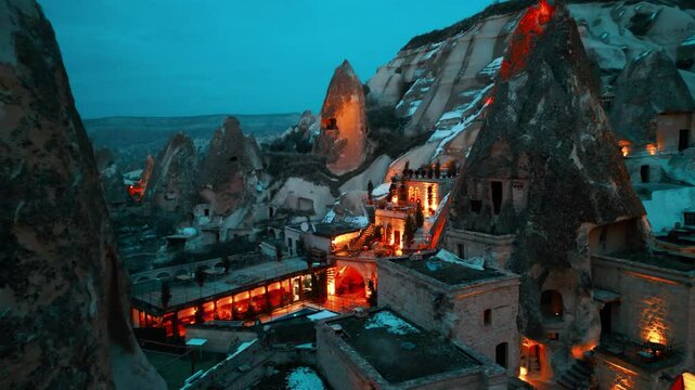 Aerial view of Cappadocia in Turkey
