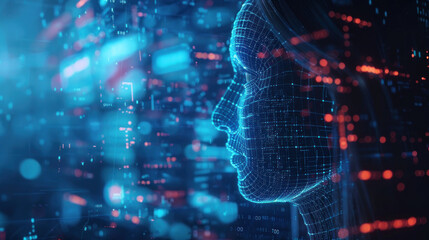 A digital platform showcasing the latest data science technologies, from AI algorithms to real-time data processing tools.