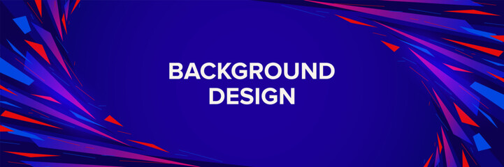 Modern abstract background for presentation design, dynamic shapes composition. Vector illustration