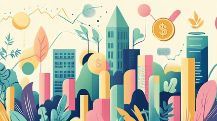 Obraz premium graphic resource for investment